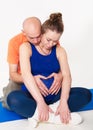 The educational training before birth to firstborn Royalty Free Stock Photo