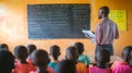 Educator engages learners in interactive teaching and knowledge sharing experience