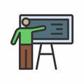Educator icon vector image.