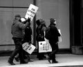 EDUCATORS ON STRIKE IN DOWNTOWN CHICAGO