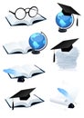 Eduction icon set