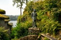 Edvard Grieg`s life-size statue, Bergen Royalty Free Stock Photo