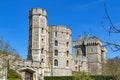 Edward III Tower at the main entrance to Windsor Castle, a royal residence palace and major tourist attraction at Windsor, England Royalty Free Stock Photo