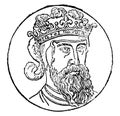 Edward III, vintage illustration