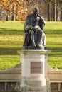 Edward Jenner statue in Kensington gardens Royalty Free Stock Photo