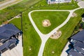 Edward S. Blain Park in the city of Saskatoon, Saskatchewan, Canada Royalty Free Stock Photo