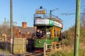 1909 Double Decker Tramcar, Black Country Living Museum. Royalty Free Stock Photo