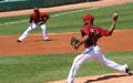 Edwin Jackson pitches in an Arizona Diamondbacks g