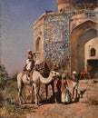 Edwin Lord Weeks - The Old Blue-Tiled Mosque, outside Delhi, India, Brooklyn Museum, New York, USA