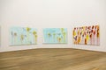 Cy Twombly paintings in Brandhorst museum in Munich