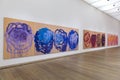 Cy Twombly paintings in Brandhorst museum in Munich