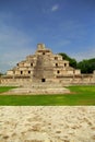 Mayan pyramids in Edzna campeche mexico II Royalty Free Stock Photo