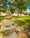 Edzna zona arqueologica en campeche Royalty Free Stock Photo