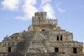 Ruins of Campeche, pyramids of EdznÃÂ¡ is a Mayan archaeological site. Campeche, Mexico December 28, 2021 Royalty Free Stock Photo