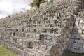 Ruins of Campeche, pyramids of EdznÃÂ¡ is a Mayan archaeological site. Campeche, Mexico December 28, 2021 Royalty Free Stock Photo