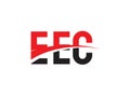 EEC Letter Initial Logo Design Vector Illustration Royalty Free Stock Photo