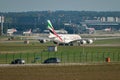 A6-EED Emirates Airbus A380-861 jet in Zurich in Switzerland