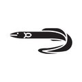 Eel icon. Vector illustration decorative design Royalty Free Stock Photo