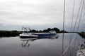 Eems canal. Netherlands. Royalty Free Stock Photo