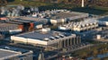 Eemshaven Hyperscale: Aerial Cloud Computing Center Royalty Free Stock Photo