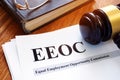 EEOC equal employment opportunity commission report. Royalty Free Stock Photo