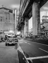 Eepney parked along Recto avenue, near Tomas Mapua crossing in Sta. Cruz Manila Royalty Free Stock Photo