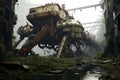 The eerie beauty of colossal machinery rusted