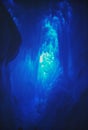 Stalactites inside an ice cave, Ross Island, Antarctica