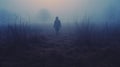 Eerie Fog: A Psychological Horror Journey Through The Uncanny Valley Royalty Free Stock Photo