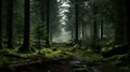 Eerie Forest Wallpapers: Green Dark European Fairytale Forest