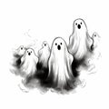 Eerie Ghostly Presence Terrifying Horror