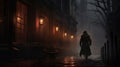 Eerie Inquisitor: Dark Alley Illustration By Raphael Lacoste