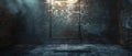 Eerie Pendulum in a Dimly Lit Brick Dungeon. Concept Dark Photography, Gothic Atmosphere,