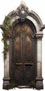 Eerie Photorealistic Rendering Of An Ornate Rococo Door