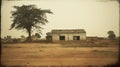 Eerie Polaroid: Dusty Piles And African Influence In An Empty Nigerian Village