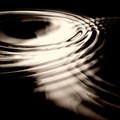 Eerie ripples sepia Royalty Free Stock Photo