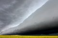 Eerie Shelf cloud in Illinois Royalty Free Stock Photo