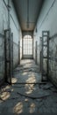 Eerily Realistic Abandoned Prison With Broken Walls - Vray Tracing