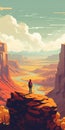 Eerily Realistic Badlands Masterpiece With Warm Color Palette