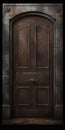 Eerily Realistic Brown Wooden Door Sprite For Manapunk Gothic Romance