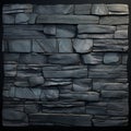 Eerily Realistic 3d Slate Stone Wall Art With Dark Palette