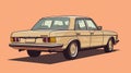 Eerily Realistic Pixel Art: Elaborate Illustration Of A 1970-present Mercedes Benz
