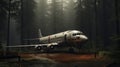 Eerily Realistic Post-apocalyptic Airplane In The Woods