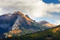 Eeriness mountain landscape