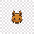 eevee icon sign and symbol. eevee color icon for website design and mobile app development. Simple Element from pokemon go