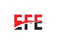 EFE Letter Initial Logo Design Vector Illustration Royalty Free Stock Photo