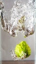 Effect when drop Kaffir lime into the water