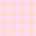 Effect fabric tartan texture, dining room plaid vector background. Cultural seamless textile check pattern in light and pink lace Royalty Free Stock Photo