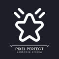 Effect pixel perfect white linear ui icon for dark theme