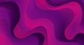 Vibrant Purple Pink Abstract Wavy Layers With Smooth Gradient And Depth Effect (1044 Royalty Free Stock Photo